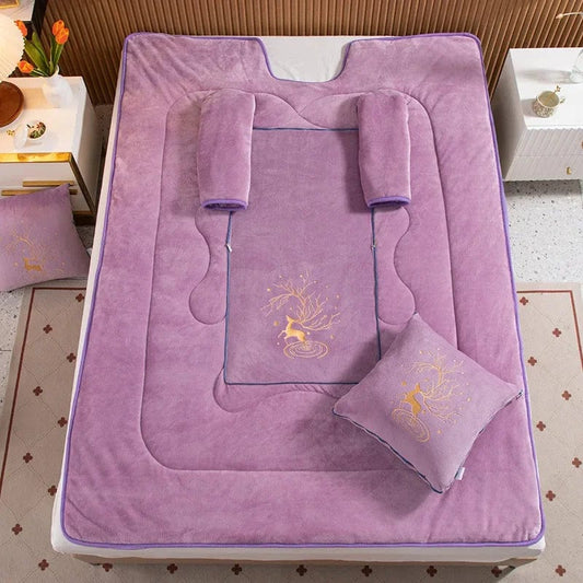 Violet / 120 x 160 cm Sweat Plaid Géant